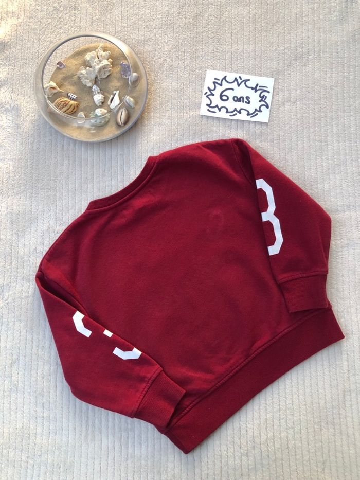 Sweat molletonné avec inscriptions - 6 ans - Camps United - photo numéro 3