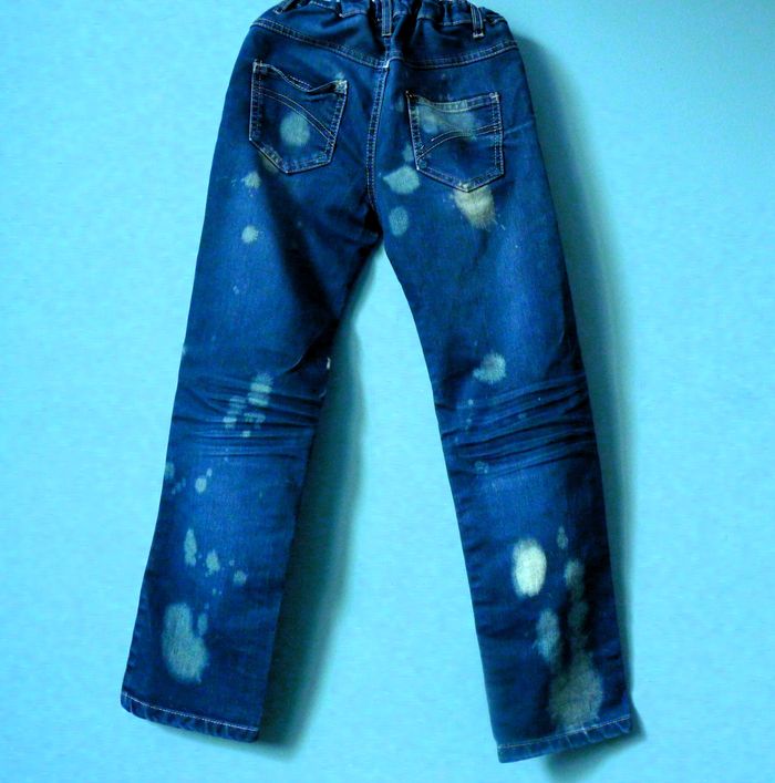 Lot pantalons garçon 10 ans Gemo jean bleu + gris TBE - photo numéro 9