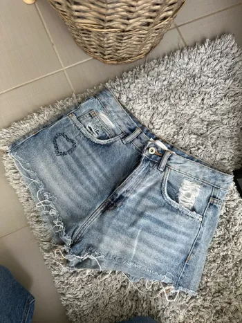 Short en jeans Zara