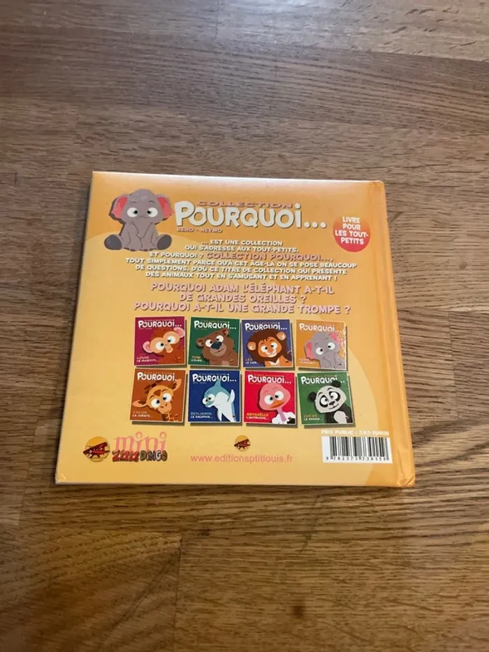 Livre Collection Pourquoi Adam l’éléphant - photo numéro 3