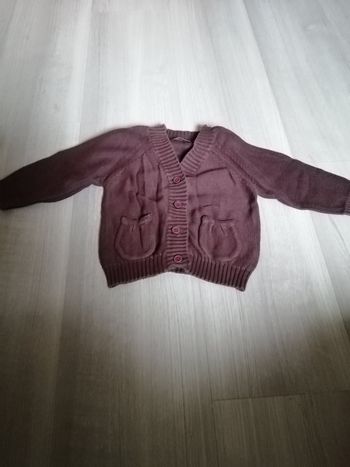 Gilet marron 12 mois