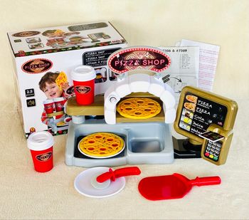 Jouet Pizza Shop avec pizzas à garnir Klein +3ans