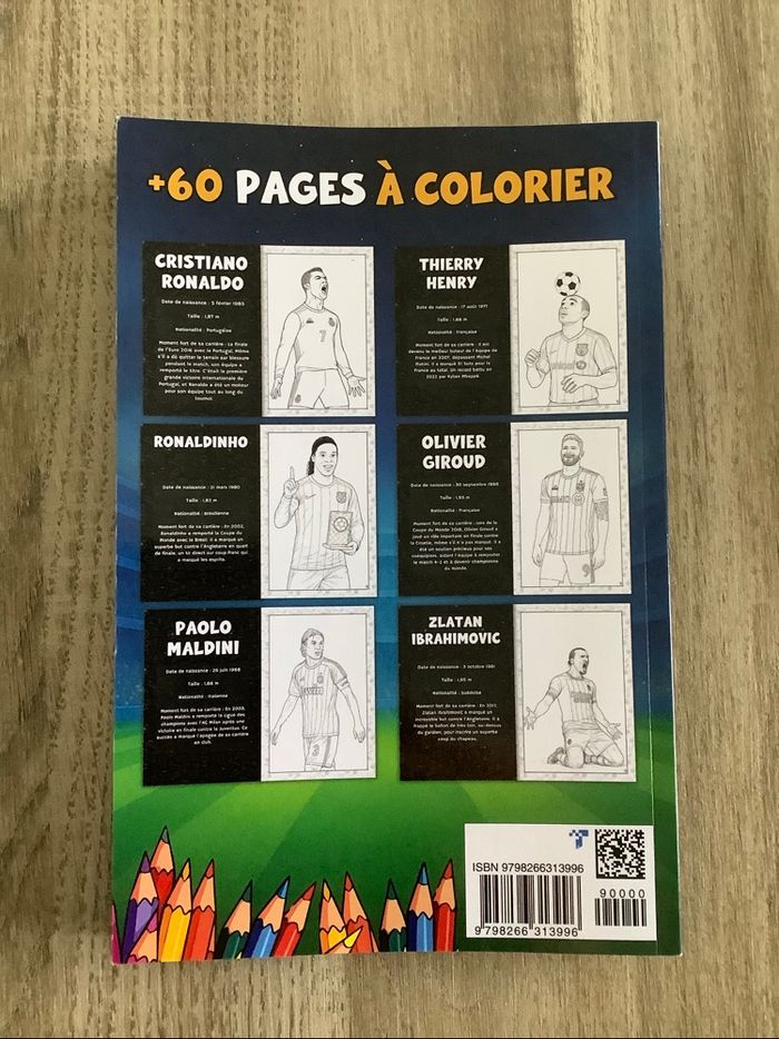 Livre Coloriage Football - photo numéro 2