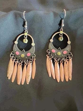 Boucles d’oreilles fantaisie bohème