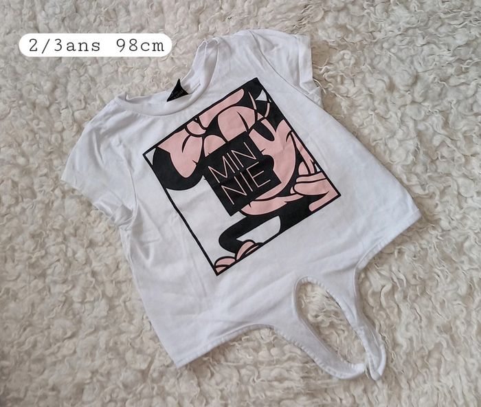 T shirt Blanc Minnie
