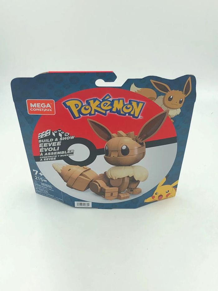 Coffret Mega Construx Mattel Pokemon Évoli 215 pièces Neuf