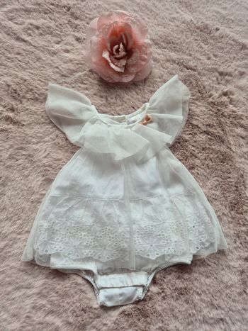 Robe body blanche cérémonie  orchestra  1 mois