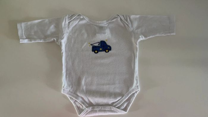 Lot 2 bodies ML bébé garçon t 3 mois - photo numéro 4