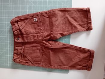 pantalon marron kiabi