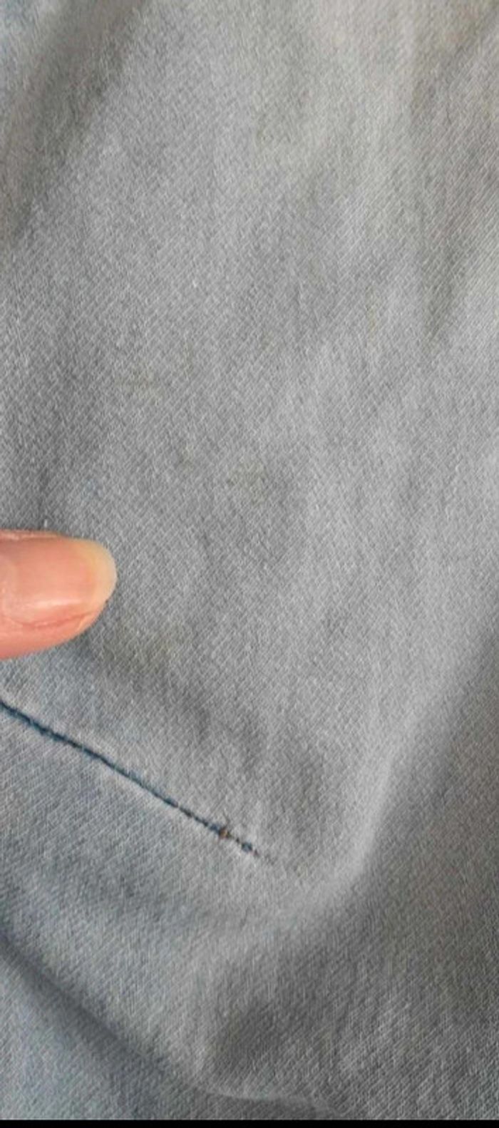 Jean élastique bleu clair 10  ans 11  ans - photo numéro 3