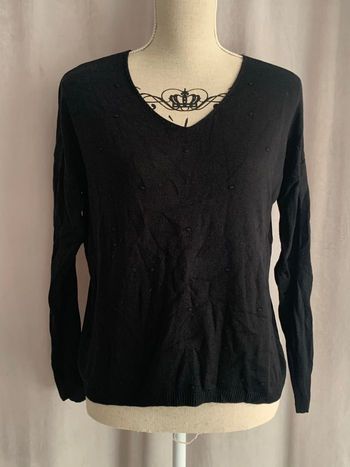Pull noir fille
