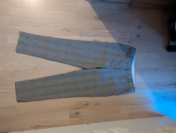 Pantalon tailleur carreaux