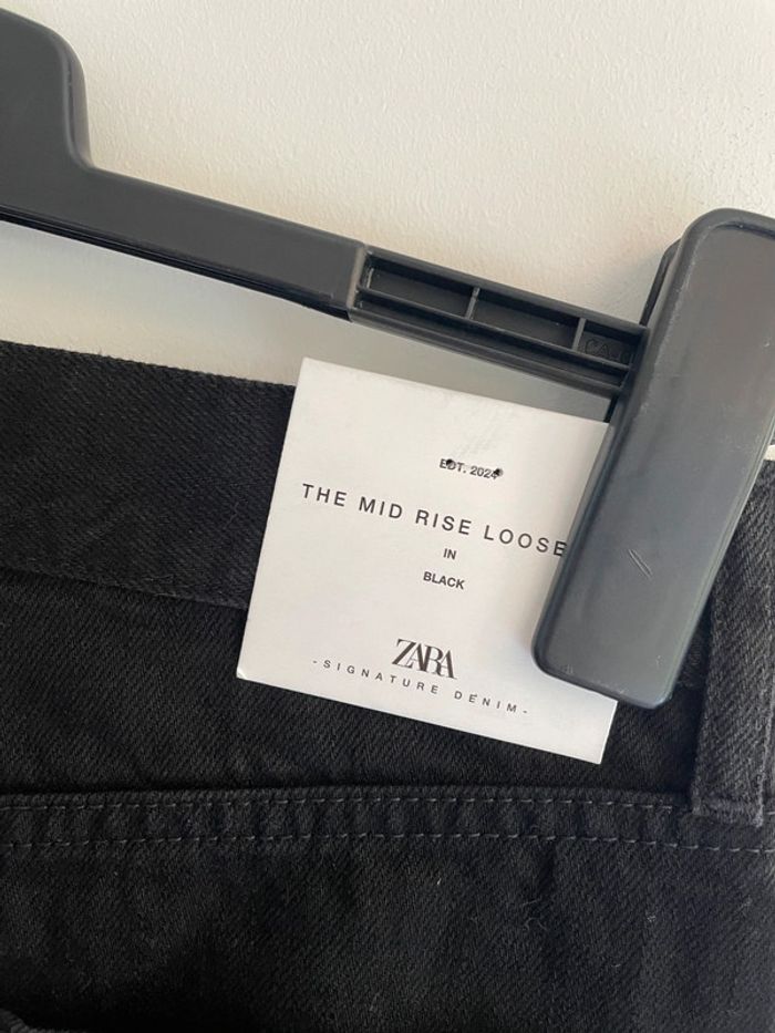Jean noir large Zara neuf taille 34 - photo numéro 5