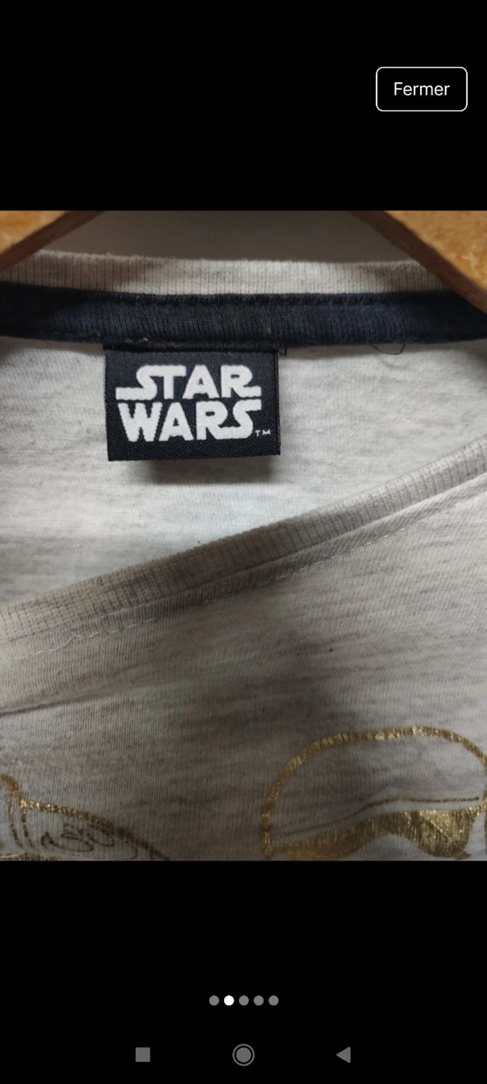 Lot 8 ans - t-shirts Star Wars et Pokémon - photo numéro 3
