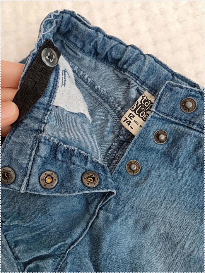 🔸Short Jean Bleu - Tape à l’Œil 12 mois🔸 - photo numéro 3