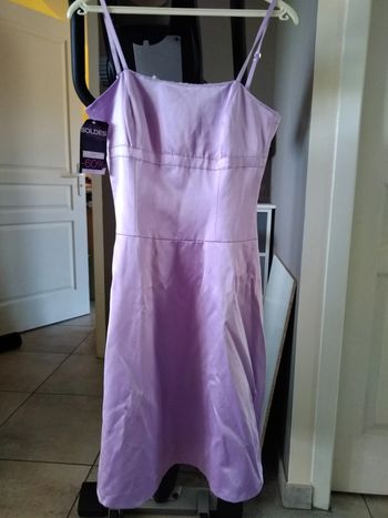 Robe de soirée ou cocktail violette taille 36