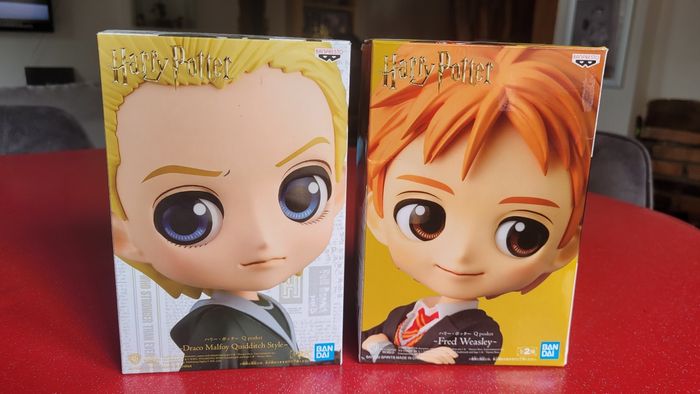 Lot 2 figurines bandai Draco Malfoy/Fred Weasley