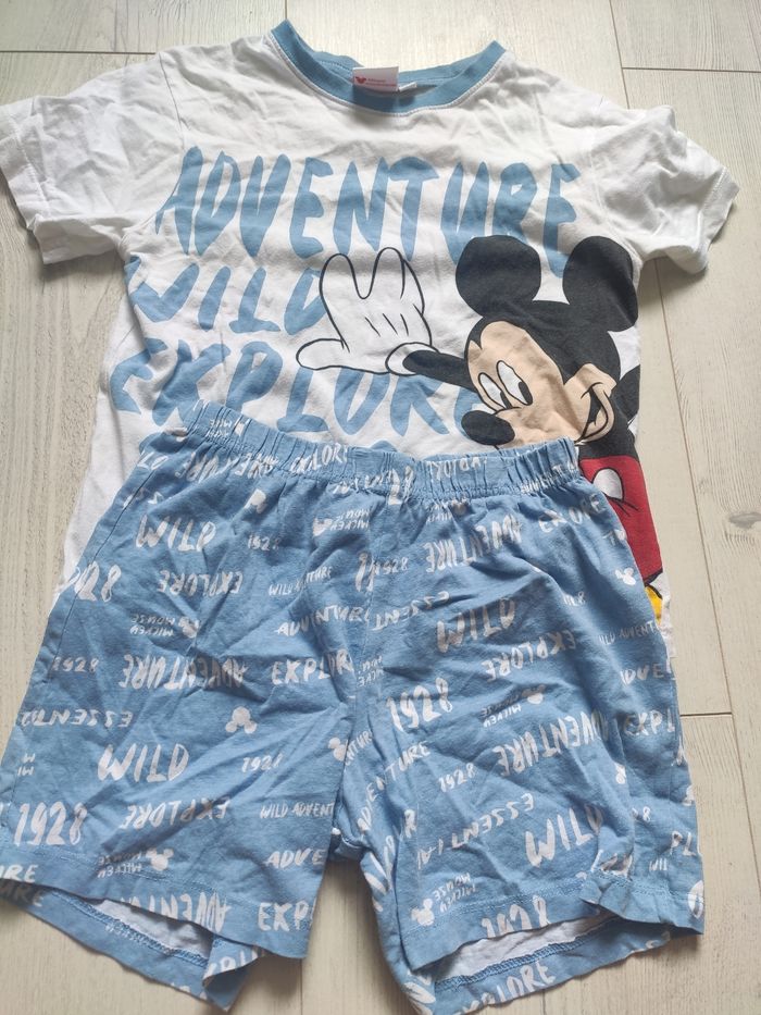 Pyjama short bleu Disney 6ans Mickey mouse