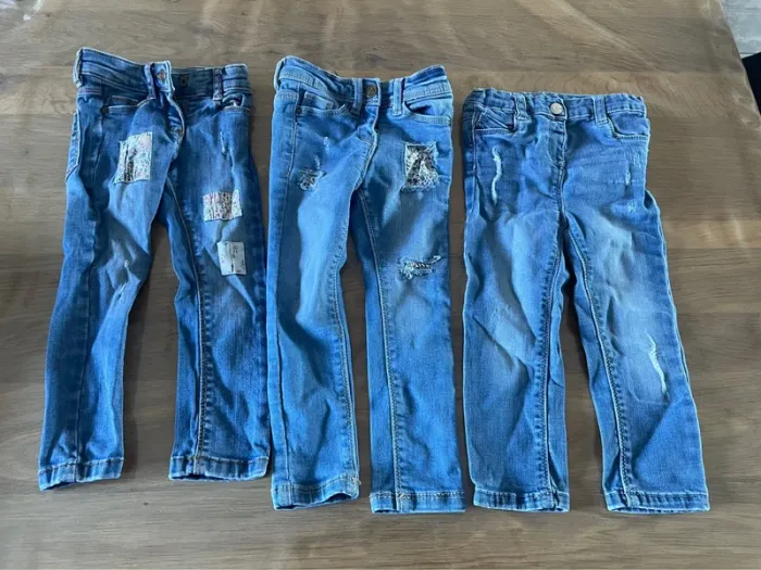 Lot de 3 jeans fille tape à l’œil 2 ans - photo numéro 2