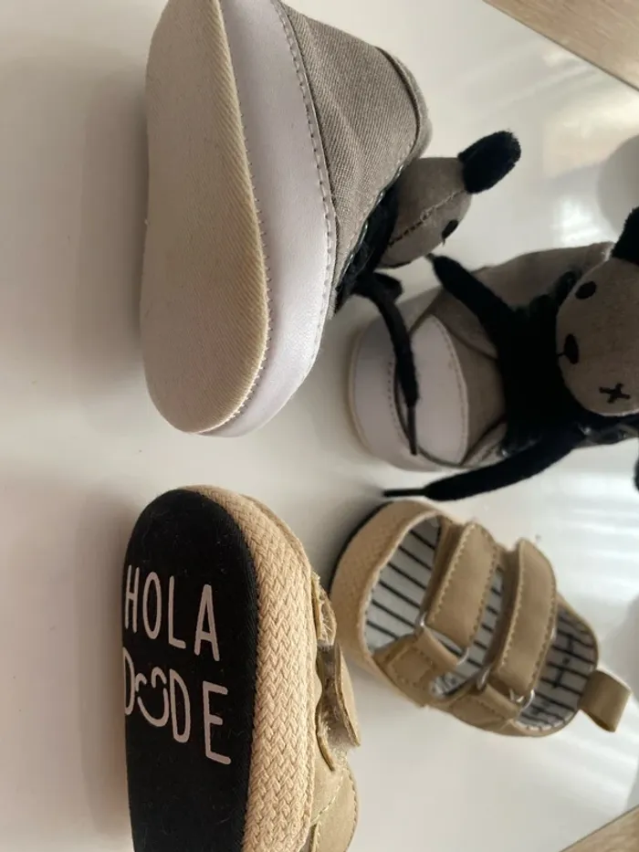 2 paires chaussures bébés - photo numéro 2