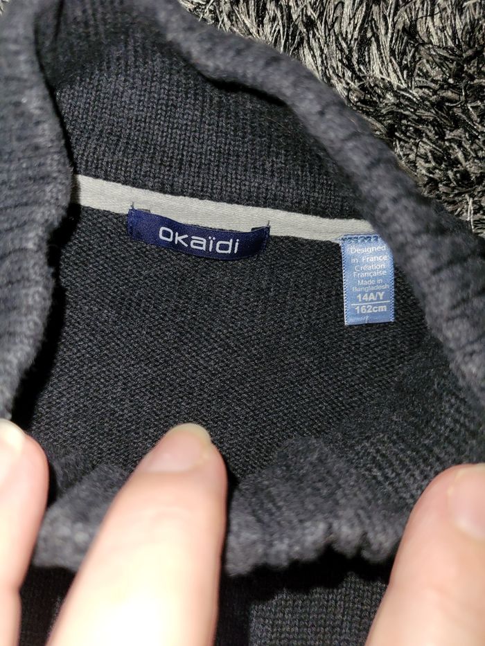 Lot de 2 gilets okaidi taille 14 ans très bon état - photo numéro 3