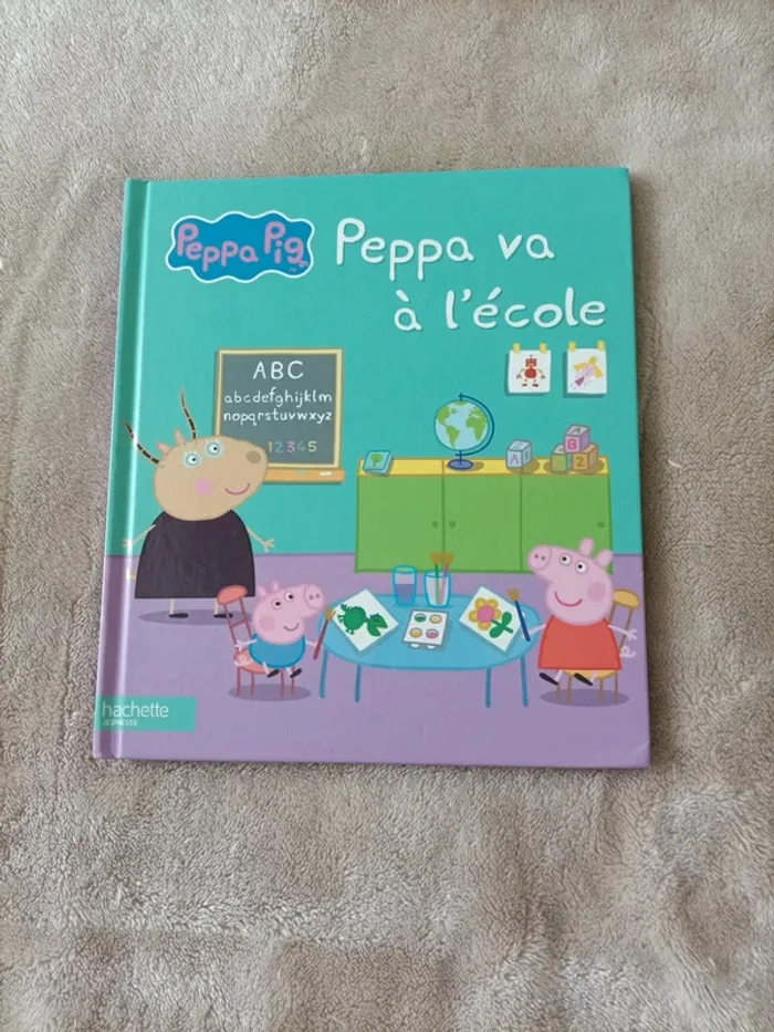 Livre Peppa Pig : Peppa va à l'école