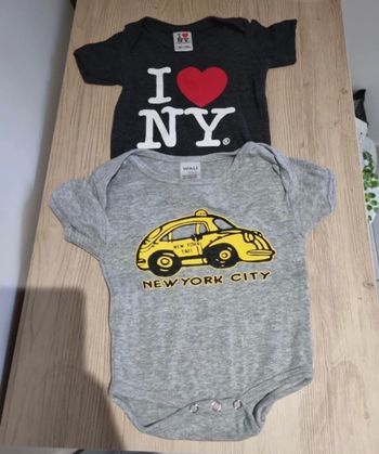 2 bodies New York 3-6mois