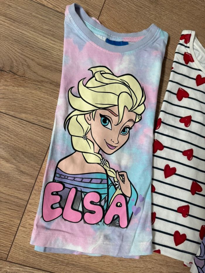 Lot de 3 tee-shirts Primark/Frozen/Minnie taille 4-5 ans 110 cm - photo numéro 2