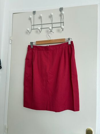 Jupe rose/rouge style tailleur Taille M