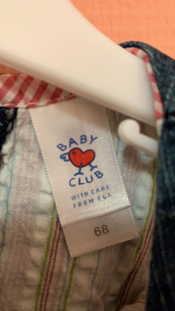 Robe en jeans baby club 6 mois - photo numéro 4