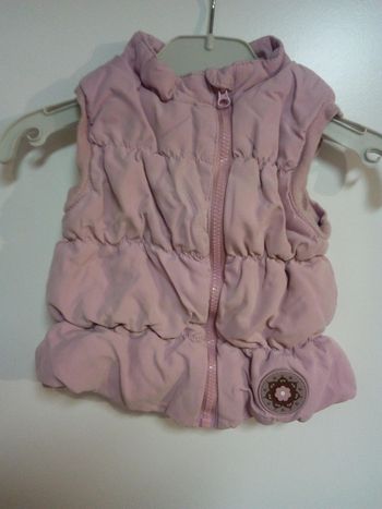 Gilet Zippé Sans Manches Taille 12 Mois