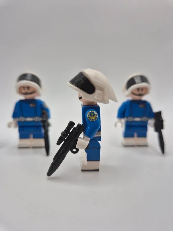 Figurines type lego custom 4 soldats de la nouvelle république mandalorian star wars - photo numéro 3