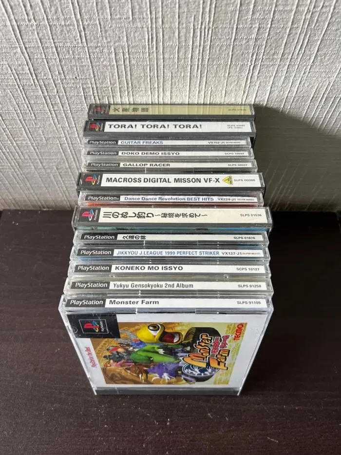 Gros lot de jeux PS1 import Japon - photo numéro 2