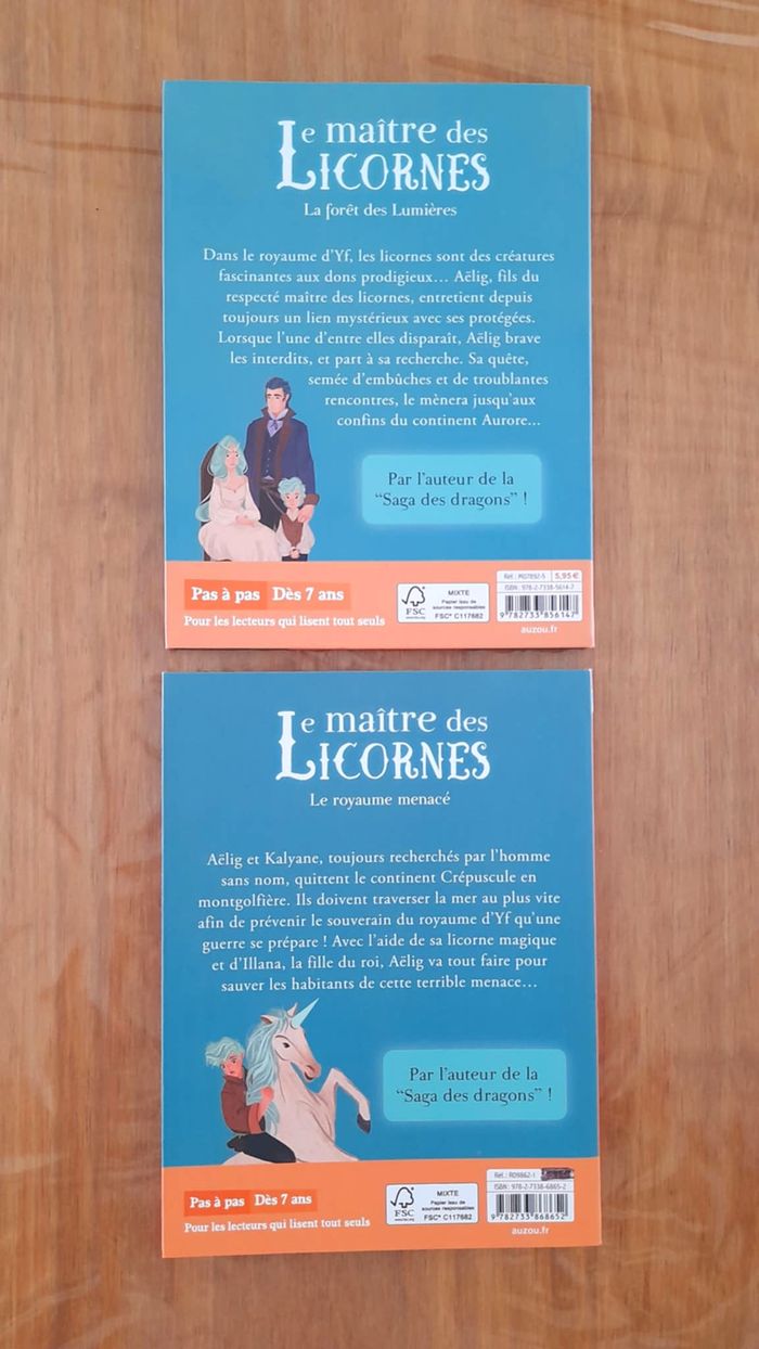 Le Maître des Licornes – Tomes 1 & 4 📚 - photo numéro 2