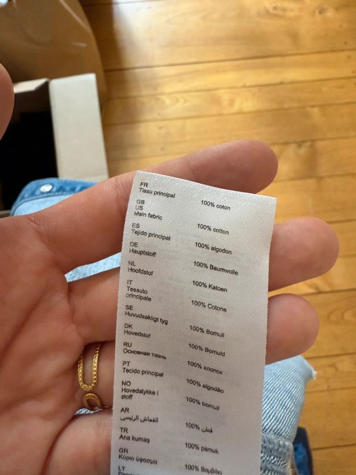Robe d’été en jean neuf sans étiquette Maje taille 1 - photo numéro 8