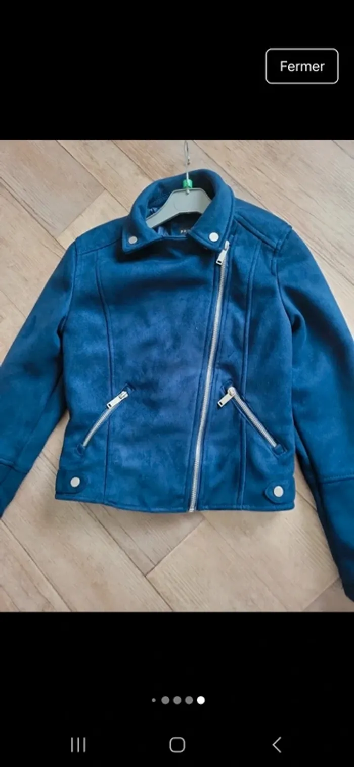 Perfecto bleu marine 10-11 ans - photo numéro 8
