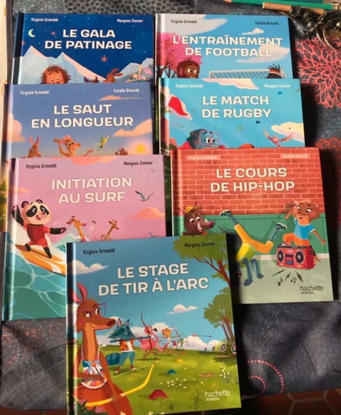 6 livres esprit sportif virginie grimaldi