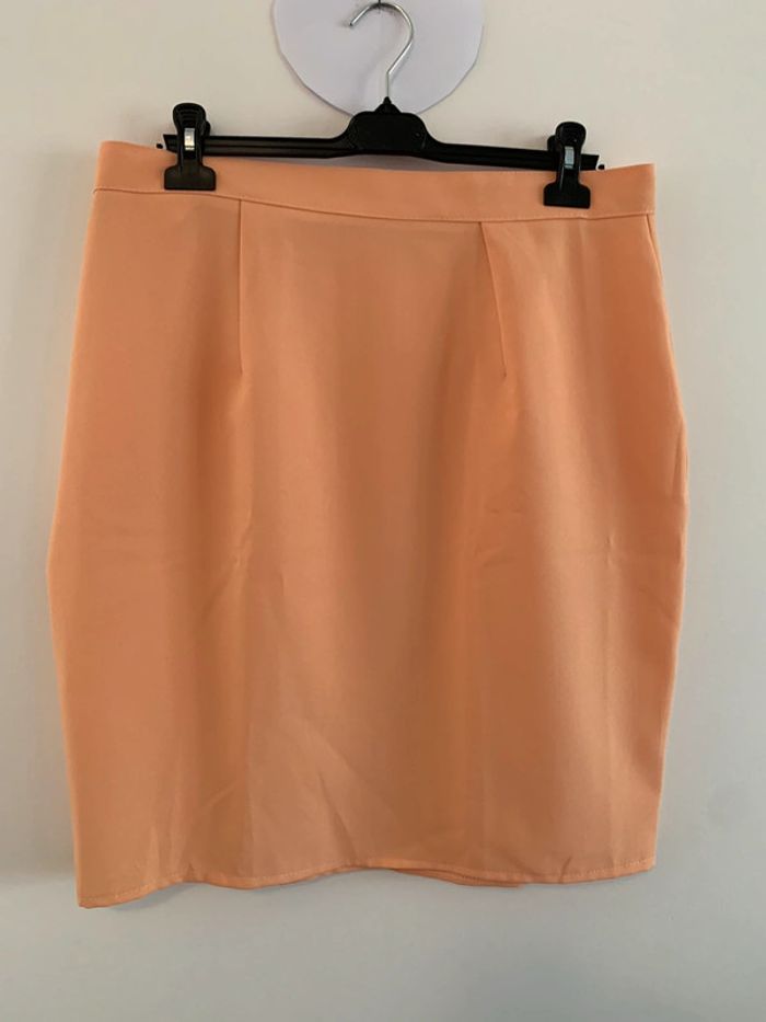 Jupe abricot Vintage T48