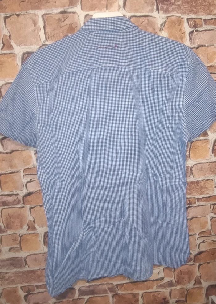 Chemise petit carreaux bleu Teddy Smith - photo numéro 5