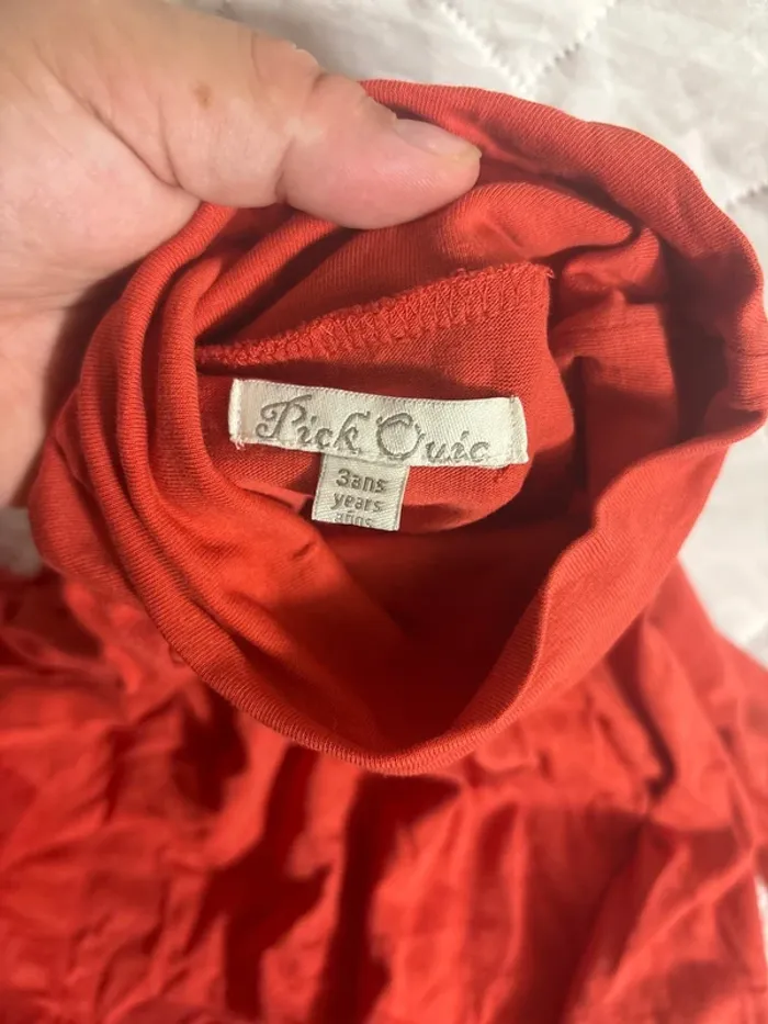 Sous pull taille 3ans marque pick ouic - photo numéro 3