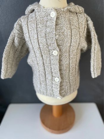 Gilet capuche bébé