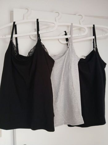 3 Débardeurs allaitement