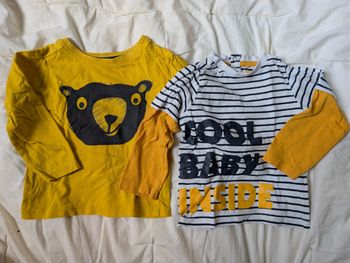 Lot T-shirts manches longues