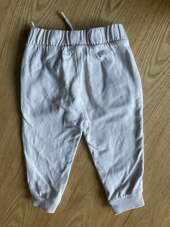 lot 2 pantalons de jogging en molleton bébé 9/12 mois - photo numéro 5