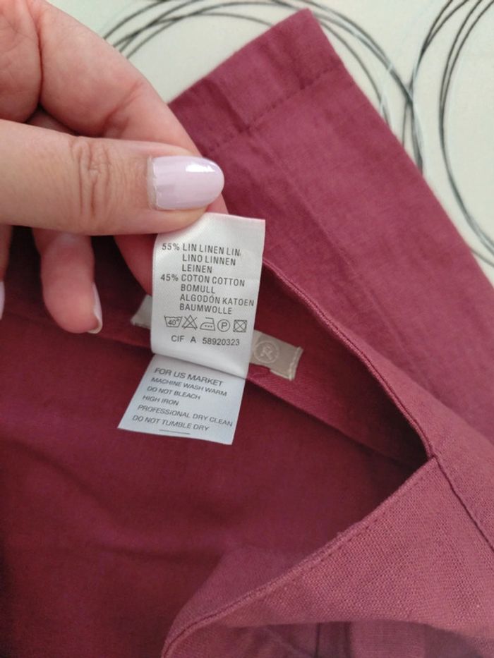 Robe en lin taille 42 très bon état - photo numéro 6
