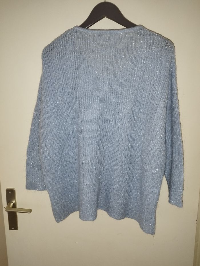 Pull bleu hiver - photo numéro 2