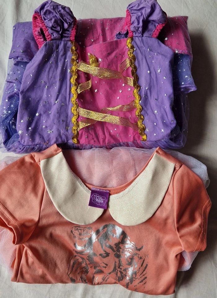 Lot de 2 déguisements princesse taille 5 ans - photo numéro 2