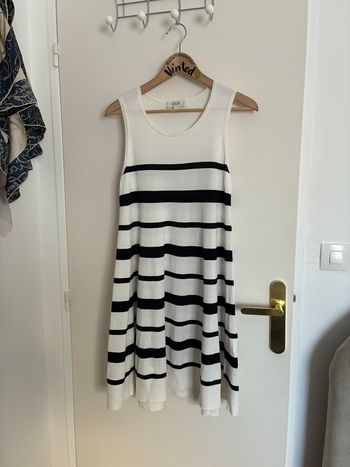 Robe patineuse style marinière – COS – Taille S – Très bon état