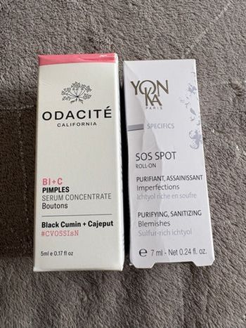 Lot de 2 produits anti imperfections neufs