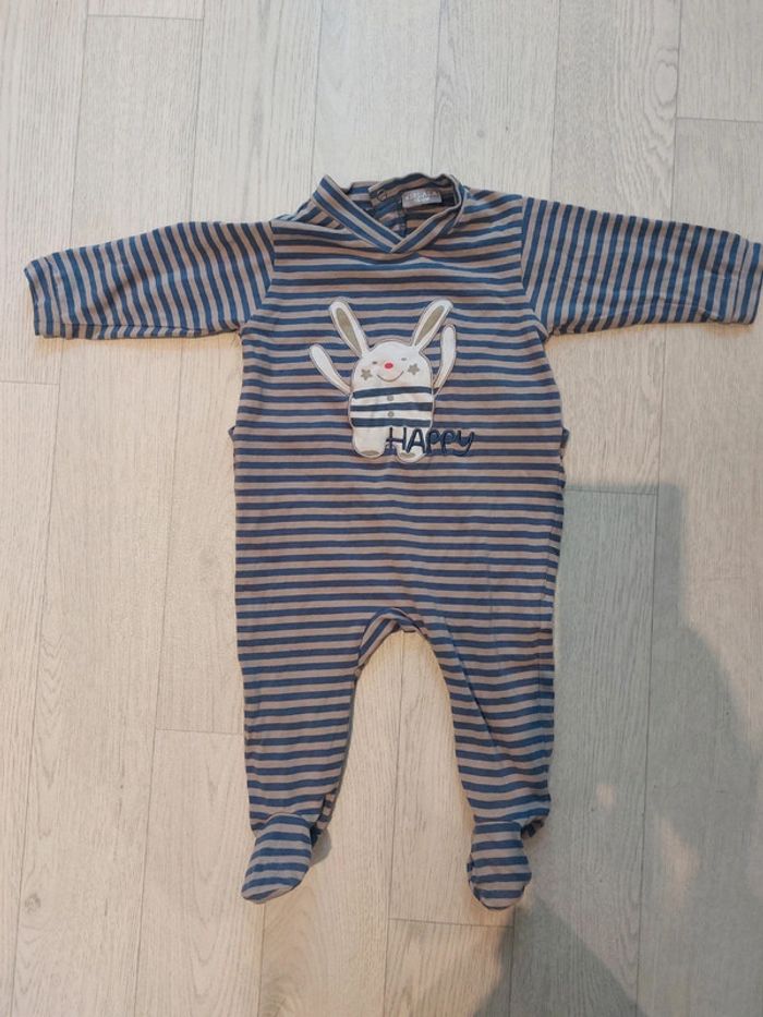 Lot 5 pyjamas 1 pièce coton - photo numéro 2